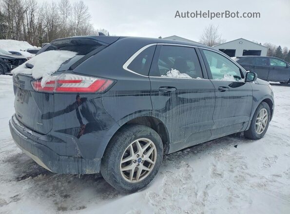2FMPK4J94NBA57218 2022 FORD EDGE Black Հետևի աջ