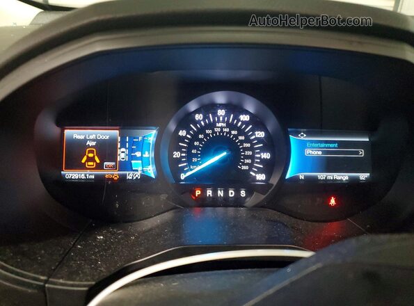 2FMPK4J94PBA16333 2023 FORD EDGE Silver ხელსაწყოთა პანელის ხედი