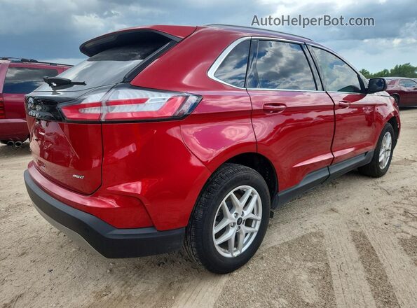 2FMPK4J94RBA33989 2024 FORD EDGE Красный Задняя правая четверть