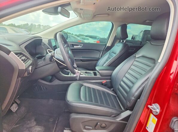 2FMPK4J94RBA33989 2024 FORD EDGE Красный Вид салона спереди