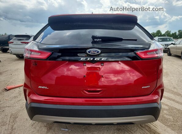 2FMPK4J94RBA33989 2024 FORD EDGE Красный Вид сзади