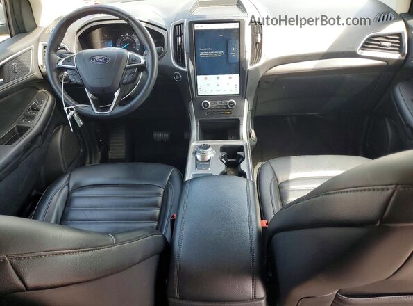 2FMPK4J94RBA67642 2024 FORD EDGE Silver Widok deski rozdzielczej