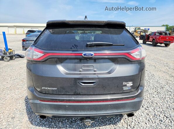 2FMPK4J95GBB09300 2016 FORD EDGE Угольный Вид сзади
