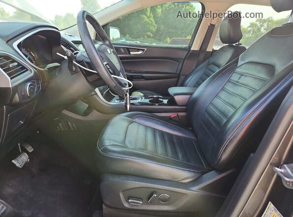 2FMPK4J95GBB09300 2016 FORD EDGE Угольный Вид салона спереди