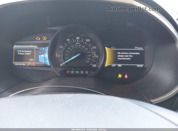 2FMPK4J95GBC39576 2016 FORD EDGE White Vista de los asientos traseros