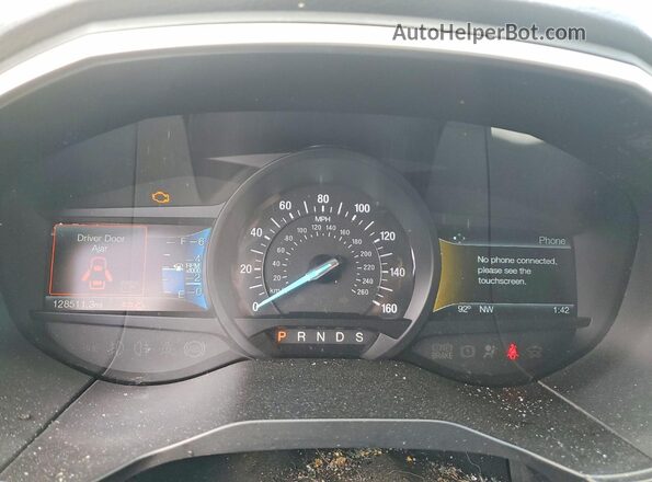 2FMPK4J95HBC68304 2017 FORD EDGE Orange Սարքավորումների վահանակի տեսք