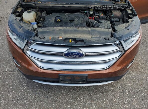 2FMPK4J95HBC68304 2017 FORD EDGE Orange Շարժիչի բաժամունքի տեսք