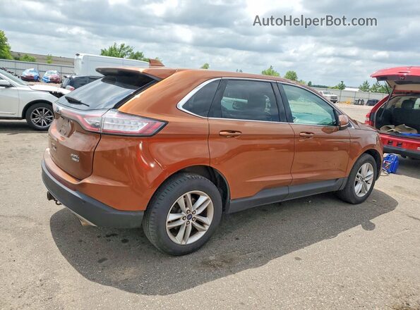2FMPK4J95HBC68304 2017 FORD EDGE Orange Հետևի աջ