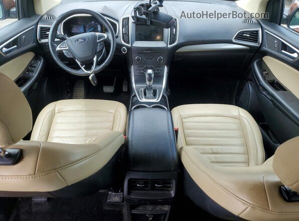 2FMPK4J95HBC68304 2017 FORD EDGE Orange Առջևի վահանակի տեսք