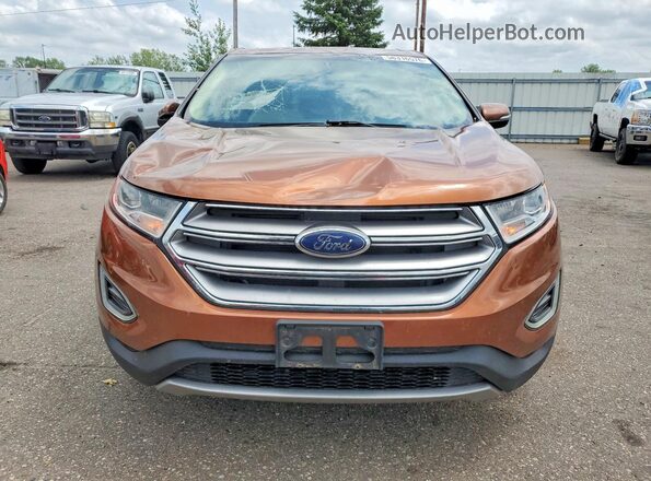 2FMPK4J95HBC68304 2017 FORD EDGE Orange Դիմացի տեսք