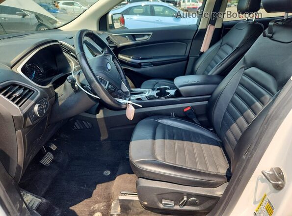 2FMPK4J95JBB03908 2018 FORD EDGE White წინა სალონის ხედი