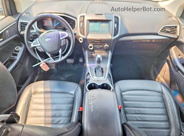2FMPK4J95JBB03908 2018 FORD EDGE White წინა პანელის ხედი