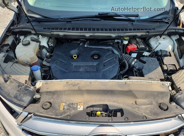 2FMPK4J95JBB03908 2018 FORD EDGE White ძრავის განყოფილების ხედი