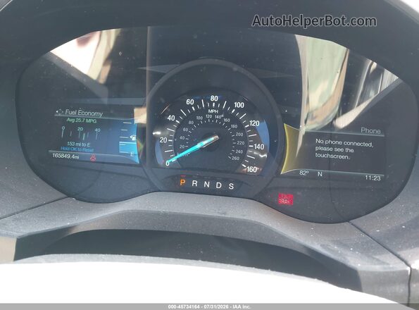 2FMPK4J95JBB53725 2018 FORD EDGE Синий Вид задних сидений