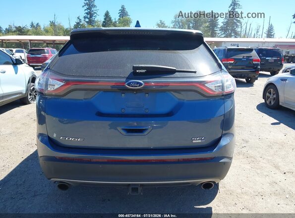 2FMPK4J95JBB53725 2018 FORD EDGE Синий 