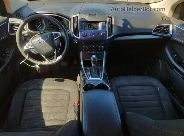 2FMPK4J95JBC45093 2018 FORD EDGE Black Widok deski rozdzielczej