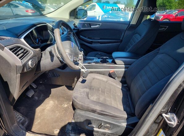 2FMPK4J95JBC45093 2018 FORD EDGE Black Widok wnętrza z przodu