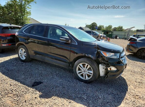 2FMPK4J95JBC45093 2018 FORD EDGE Black Przód prawy