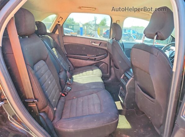 2FMPK4J95JBC45093 2018 FORD EDGE Black Widok wnętrza z tyłu