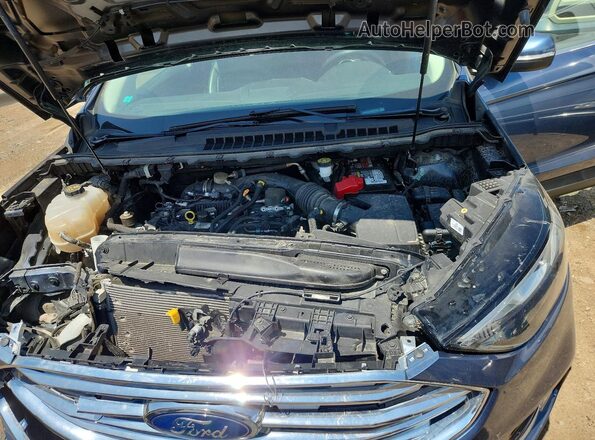 2FMPK4J95KBB87133 2019 FORD EDGE Синий Вид подкапотного пространства