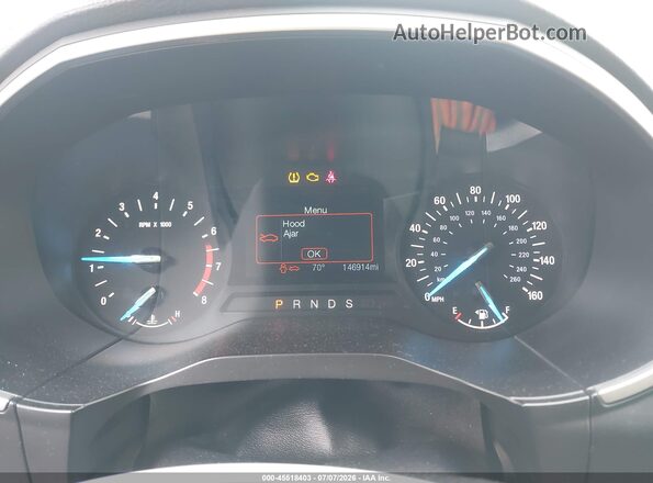 2FMPK4J95KBB95068 2019 FORD EDGE Black უკანა სავარძლების ხედი