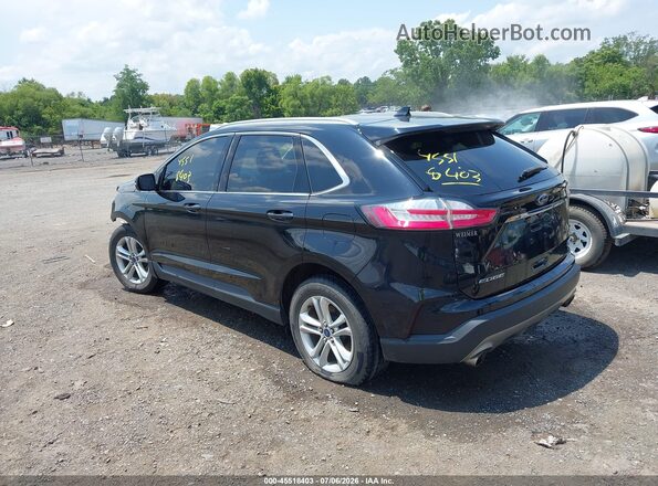 2FMPK4J95KBB95068 2019 FORD EDGE Black უკანა მარცხენა