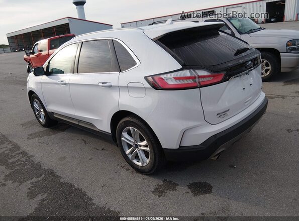 2FMPK4J95KBC18185 2019 FORD EDGE Белый Задняя левая четверть