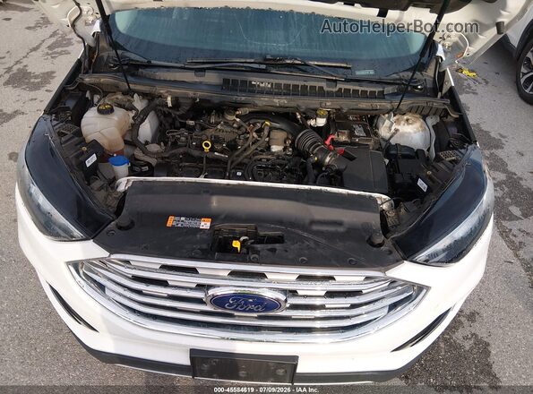 2FMPK4J95KBC18185 2019 FORD EDGE Белый Вид сзади