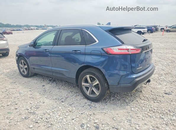 2FMPK4J95KBC60923 2019 FORD EDGE Blue Задня ліва чверть