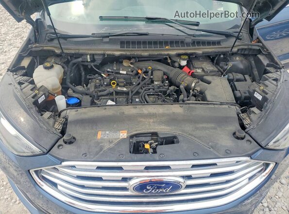 2FMPK4J95KBC60923 2019 FORD EDGE Blue Вид підкапотного простору
