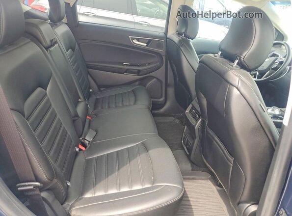 2FMPK4J95KBC60923 2019 FORD EDGE Blue Вид задньої частини салону