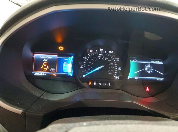 2FMPK4J95LBA09868 2020 FORD EDGE Black Vista del cuadro de instrumentos