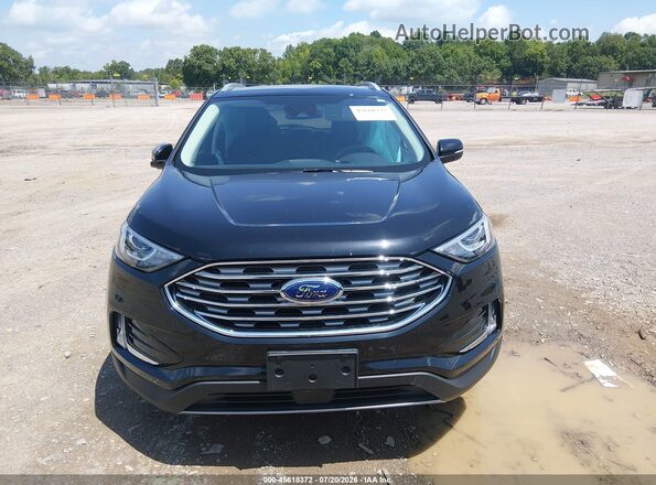2FMPK4J95LBB40282 2020 FORD EDGE Черный Вид щитка приборов