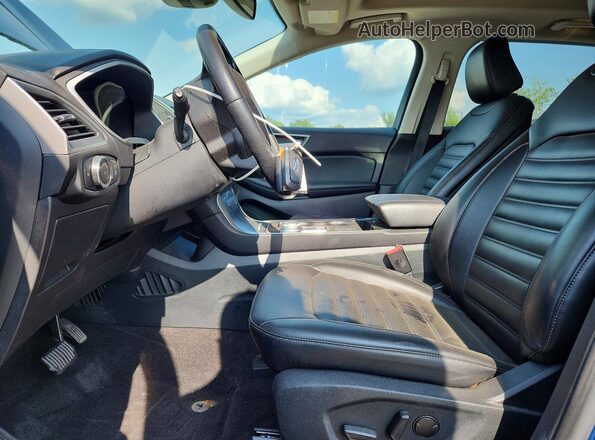 2FMPK4J95LBB59737 2020 FORD EDGE Blue Vista interior delantera