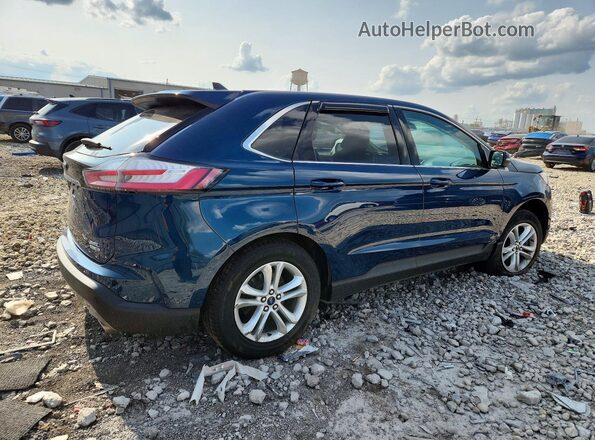 2FMPK4J95LBB59737 2020 FORD EDGE Blue Trasero derecho