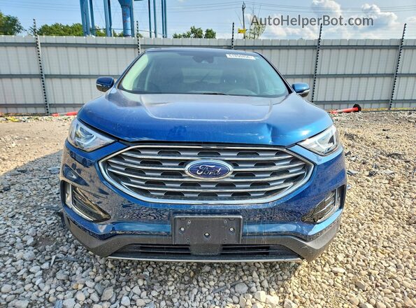 2FMPK4J95LBB59737 2020 FORD EDGE Blue Vista frontal