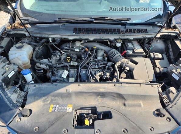 2FMPK4J95LBB59737 2020 FORD EDGE Blue Vista del compartimento del motor