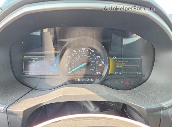 2FMPK4J95LBB59737 2020 FORD EDGE Blue Vista del cuadro de instrumentos