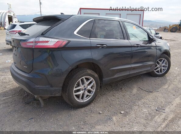 2FMPK4J95NBA04527 2022 FORD EDGE Blue Trasero derecho