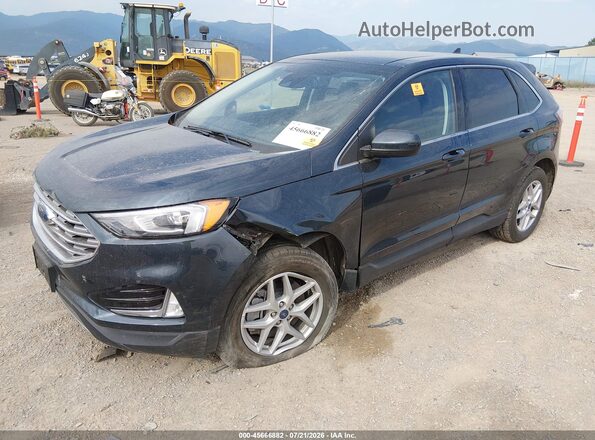 2FMPK4J95NBA04527 2022 FORD EDGE Blue Vista tres cuartos delantera izquierda