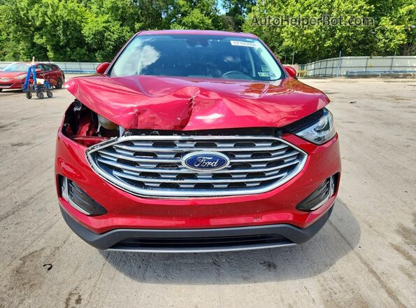 2FMPK4J95NBA12059 2022 FORD EDGE Red წინა ხედი