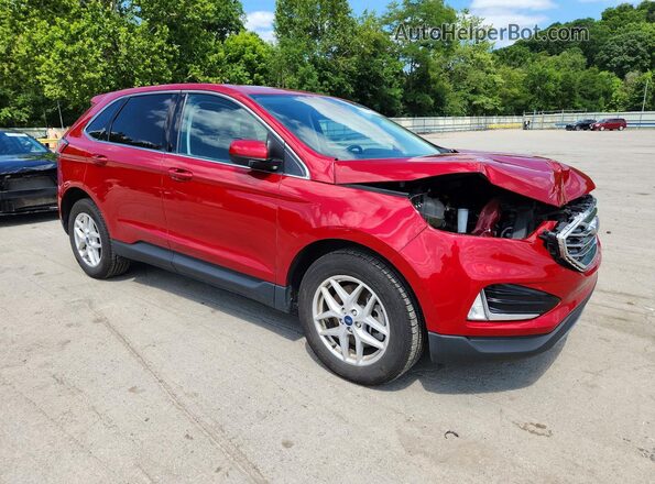 2FMPK4J95NBA12059 2022 FORD EDGE Red წინა მარჯვენა
