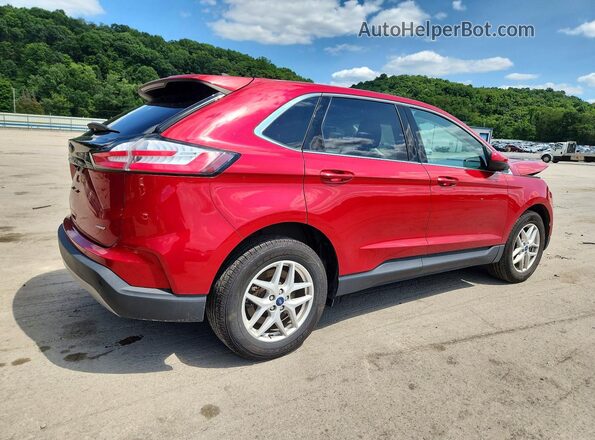 2FMPK4J95NBA12059 2022 FORD EDGE Red უკანა მარჯვენა