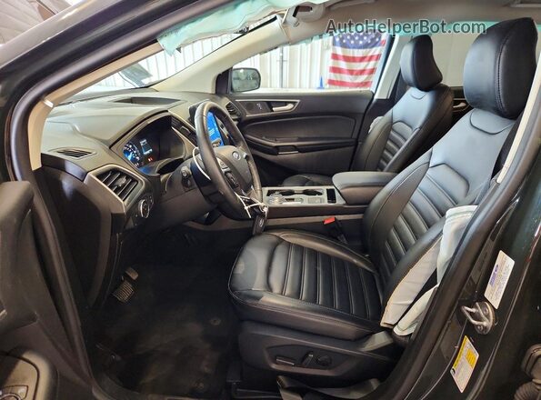 2FMPK4J95NBA13163 2022 FORD EDGE Зеленый Вид салона спереди