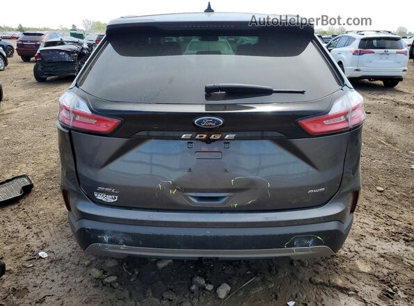2FMPK4J95NBA25975 2022 FORD EDGE Серый Вид сзади