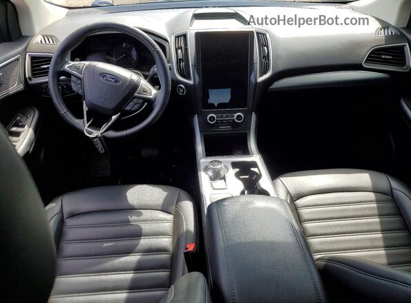 2FMPK4J95NBA25975 2022 FORD EDGE Серый Вид панели приборов