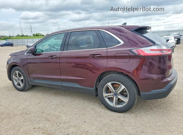 2FMPK4J95NBA36927 2022 FORD EDGE Maroon Задня ліва чверть