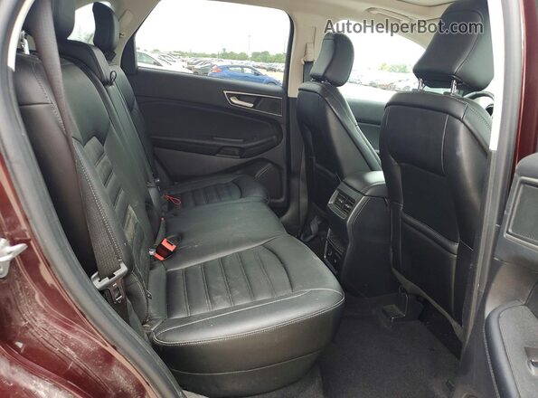 2FMPK4J95NBA36927 2022 FORD EDGE Maroon Вид задньої частини салону