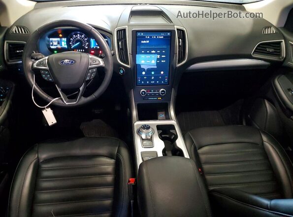 2FMPK4J95NBA41965 2022 FORD EDGE Blue Vista del salpicadero