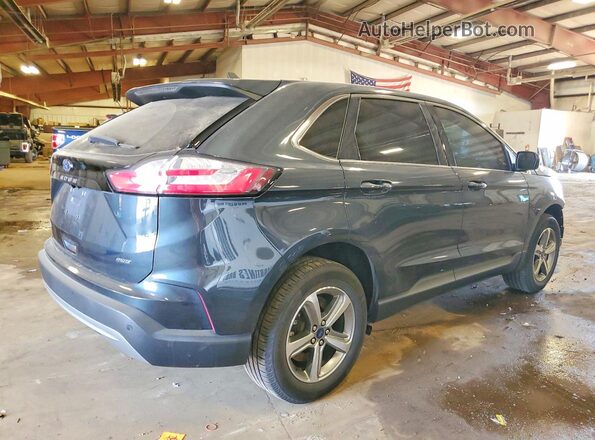 2FMPK4J95NBA41965 2022 FORD EDGE Blue Trasero derecho